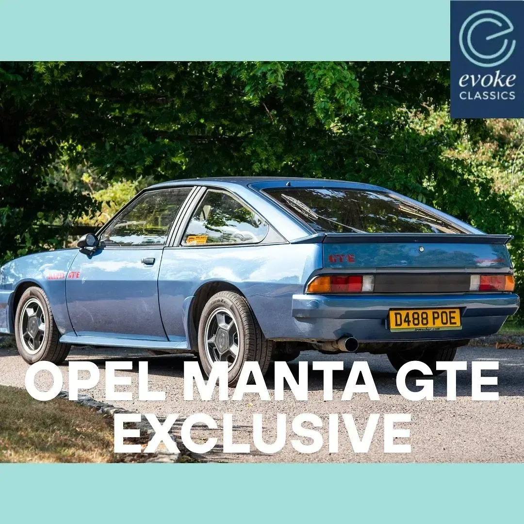 Used Opel Manta Exklusiv 1987 Blue Hatchback