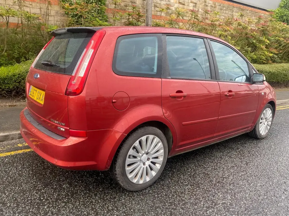 Used Ford C-MAX Titanium 109 HP (80 kW) 2007 Red MPV