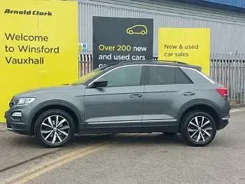 Used VW T-Roc Design 115 HP (84 kW) 2020 Grey SUV