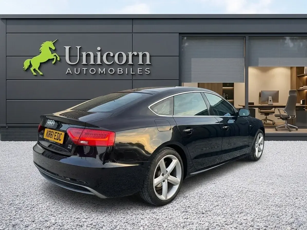 Used Audi A5 S-Line 177 HP (130 kW) 2012 Black Coupe