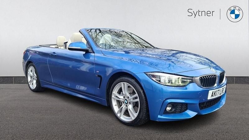 Used BMW 440 M Sport 326 HP (239 kW) 2017 Blue Cabriolet