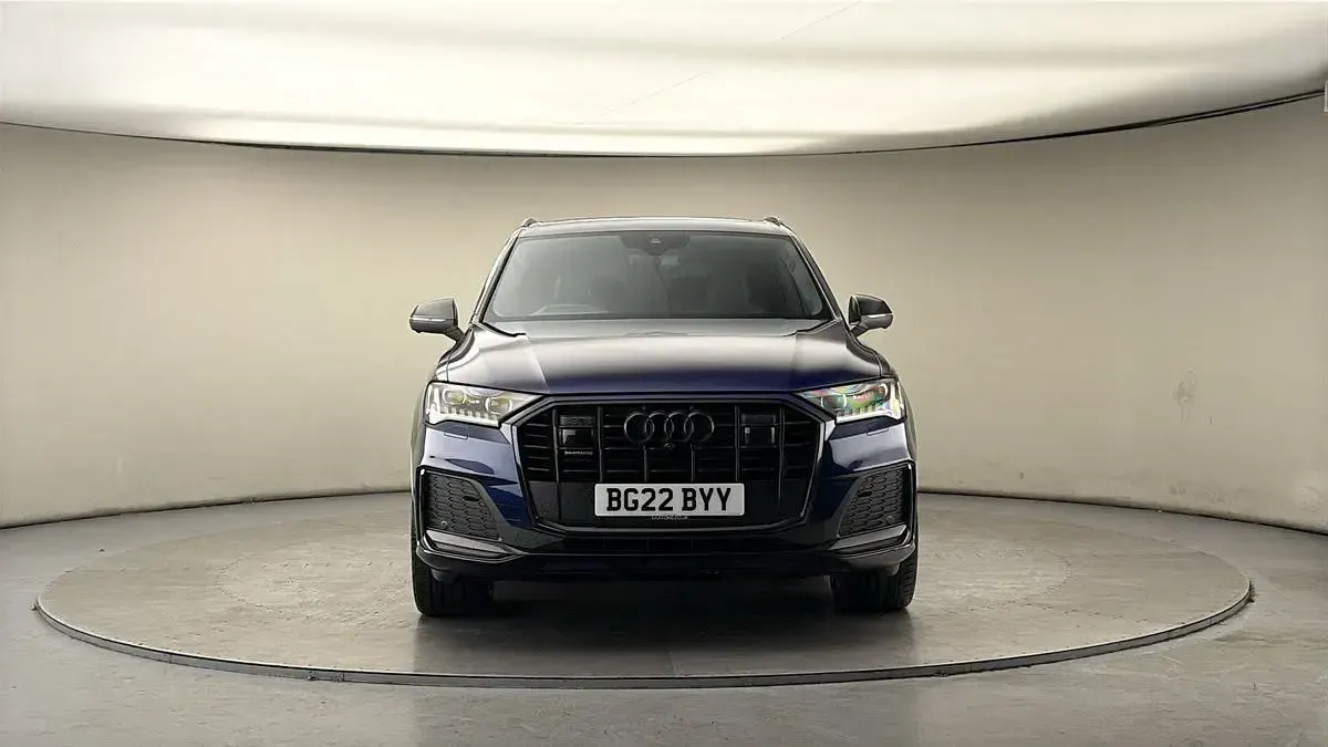 Begagnad Audi Q7 Comfort 2021 Blå SUV
