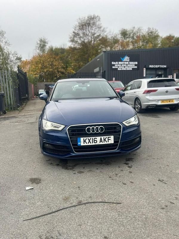 Used Audi A3 S-Line 2016 Blue Hatchback