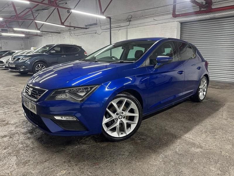 Used Seat Leon FR 184 HP (135 kW) 2018 Blue Hatchback