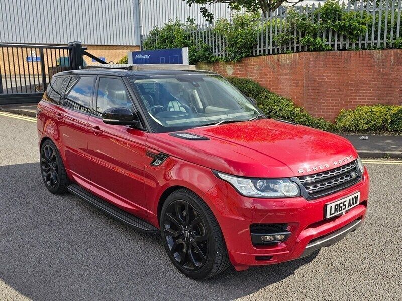 Red Used 2015 Land Rover Range Rover Sport HSE Dynamic SUV | £13,495 (Good price) - Image 1/4