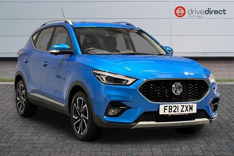 Used MG ZS Exclusive 106 HP (77 kW) 2021 Blue SUV