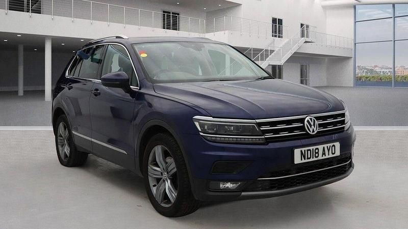 Blue Used 2018 VW Tiguan SEL SUV | £12,495 (Good price) - Image 1/4