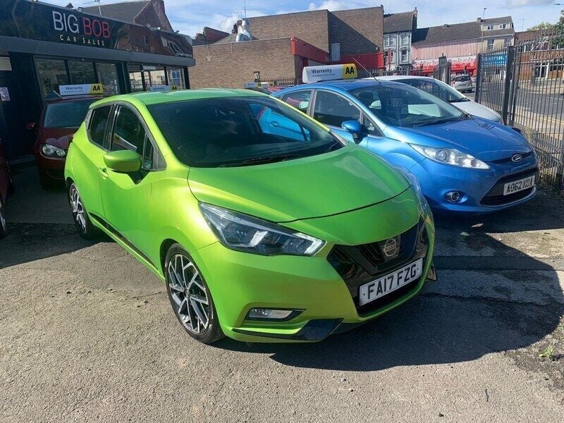 Green Used 2017 Nissan Micra Tekna Hatchback | £6,999 (Good price) - Image 1/2