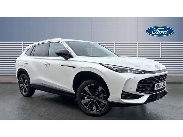 White Used 2024 MG HS Trophy SUV | £23,023 (Expensive) - Image 1/4