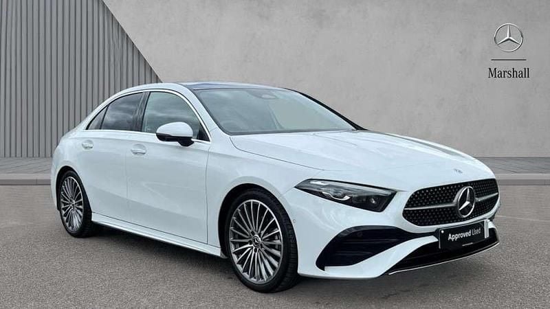 White Used 2024 Mercedes A200 AMG Line Premium Plus Sedan | £28,167 (A bit pricey) - Image 1/4