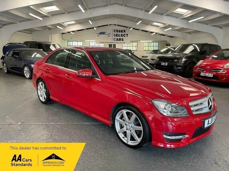 Red Used 2011 Mercedes C250 Sedan | £6,500 (Fair price) - Image 1/4