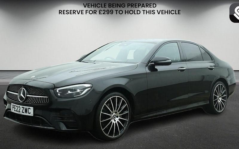 Used Mercedes E300 AMG line 265 HP (194 kW) 2022 Obsidian black Sedan