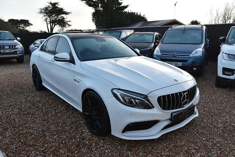 Used Mercedes C63 AMG AMG 476 HP (350 kW) 2017 White Sedan