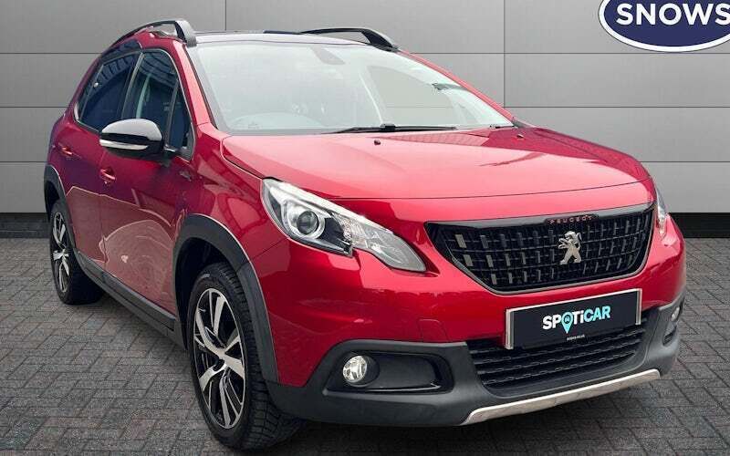 Red Used 2019 Peugeot 2008 GT-line SUV | £10,948 (Good price) - Image 1/4