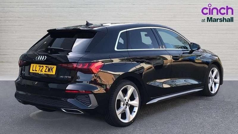 Usado Audi A3 S-Line 150 HP (110 kW) 2022 Preto Sedan