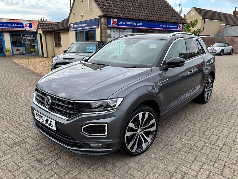 Grey Used 2019 VW T-Roc R-line SUV | £18,799 (Good price) - Image 1/4