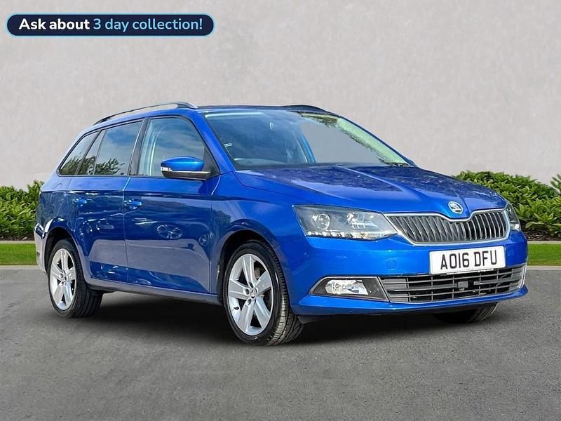 Blue Used 2016 Skoda Fabia SE L Estate | £6,495 (Fair price) - Image 1/4