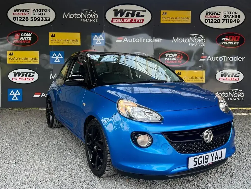 Used Vauxhall Adam 70 HP (51 kW) 2019 Blue Hatchback