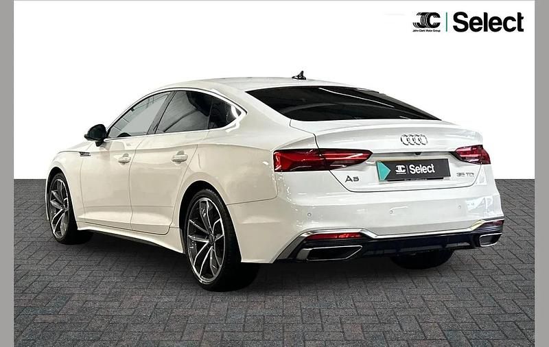 Used Audi A5 Sportback S-Line 161 HP (118 kW) 2023 White Hatchback