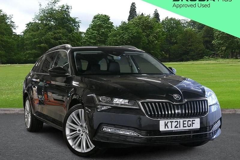 Black Used 2021 Skoda Superb SE L Estate | £18,375 (Good price) - Image 1/1
