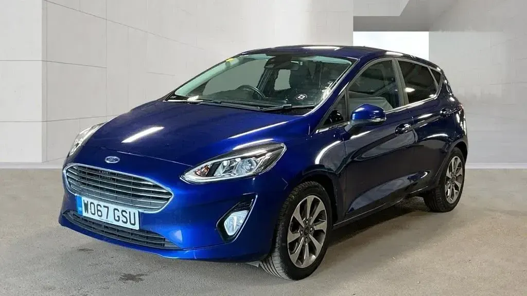 Used Ford Fiesta Zetec 100 HP (73 kW) 2018 Blue Hatchback