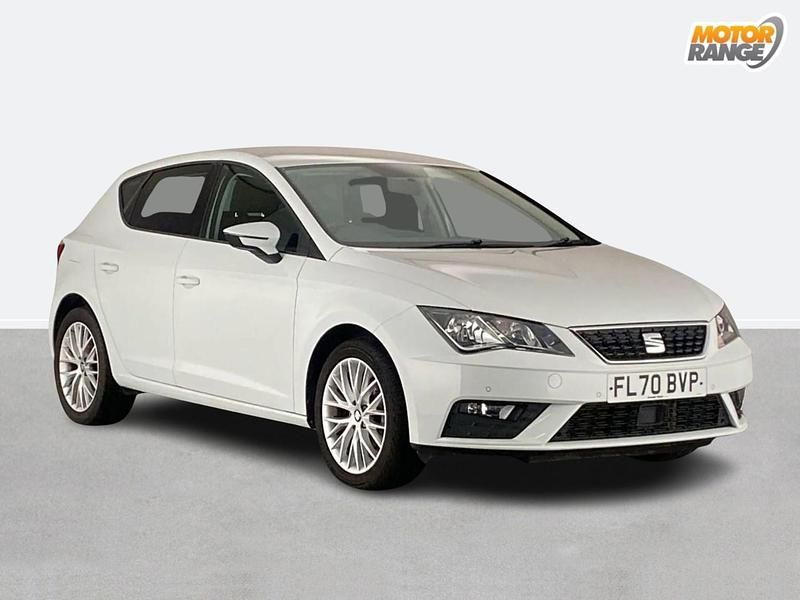 White Used 2020 Seat Leon SE Dynamic Hatchback | £11,895 (Fair price) - Image 1/4
