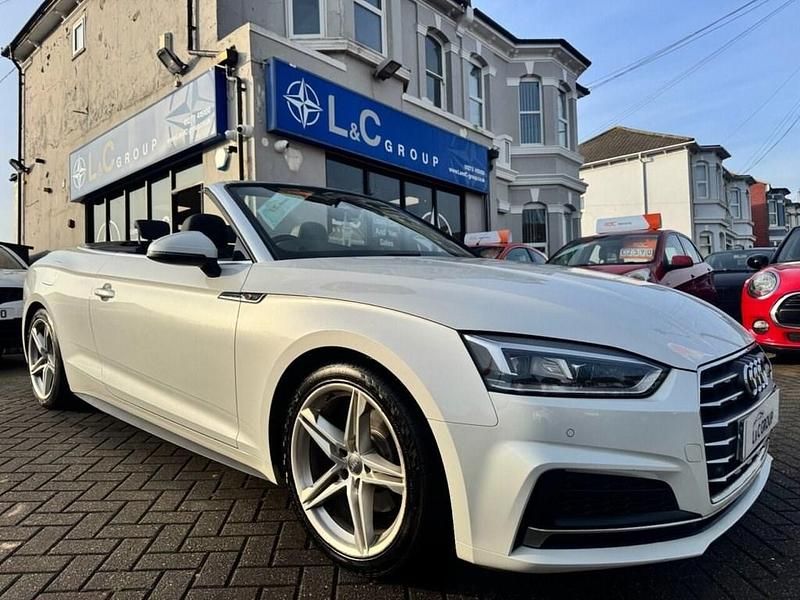 Used Audi A5 Cabriolet S-Line 2017 White Cabriolet
