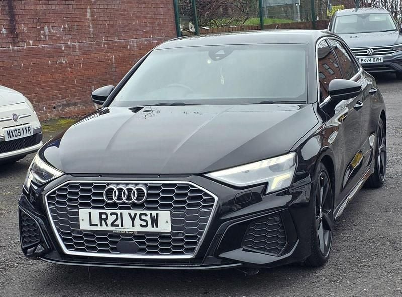Used Audi A3 S-Line 2021 Black Sedan