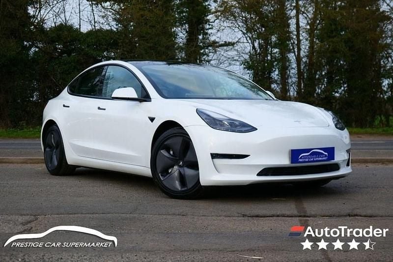 Used Tesla Model 3 Long Range AWD 254 kW (346 HP) 2021 White Sedan