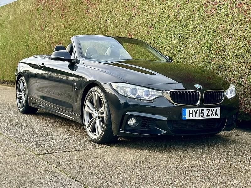 Black Used 2015 BMW 435 M Sport Cabriolet | £14,995 (Fair price) - Image 1/4