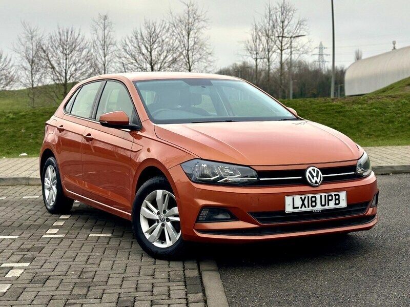 Used VW Polo SE 2018 Orange Hatchback