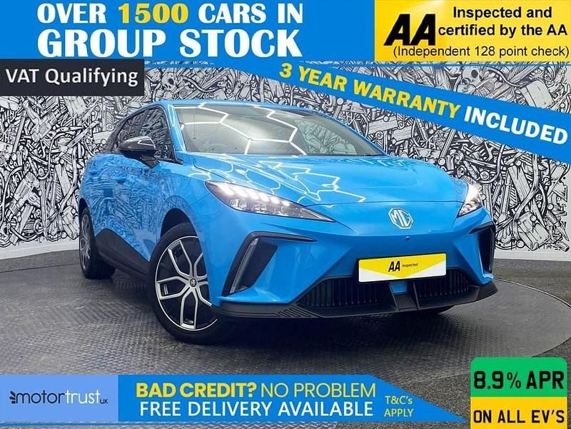 Used MG MG4 EV Trophy 63 kW (87 HP) 2023 Blue Hatchback