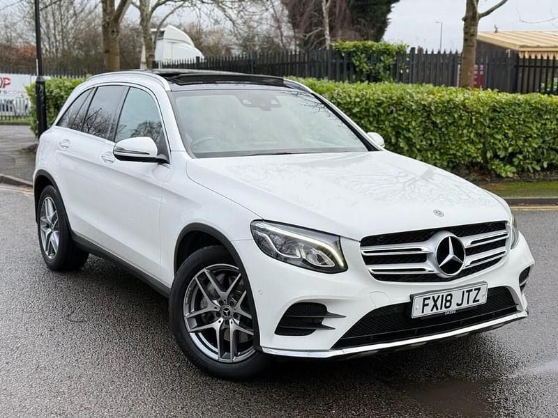 Used Mercedes GLC220 AMG line 2018 White SUV