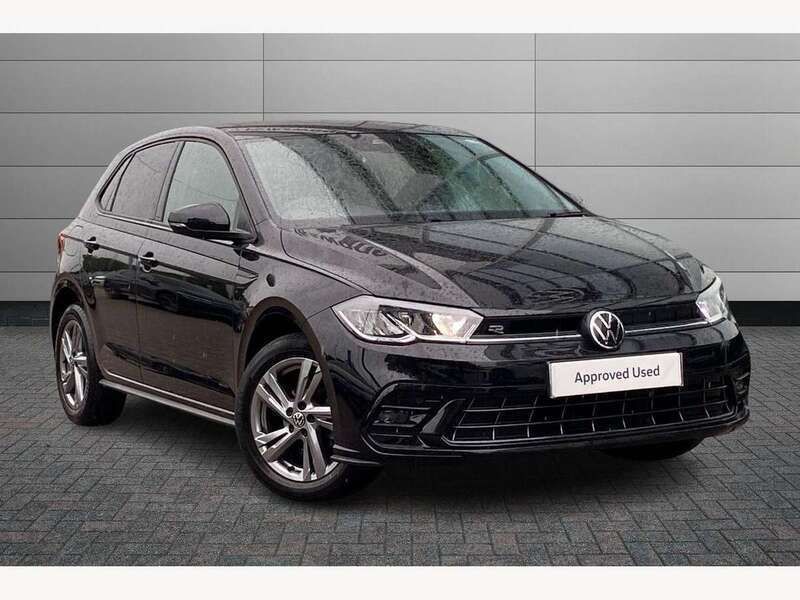Black Used 2022 VW Polo R-line Hatchback | £16,395 (Fair price) - Image 1/4