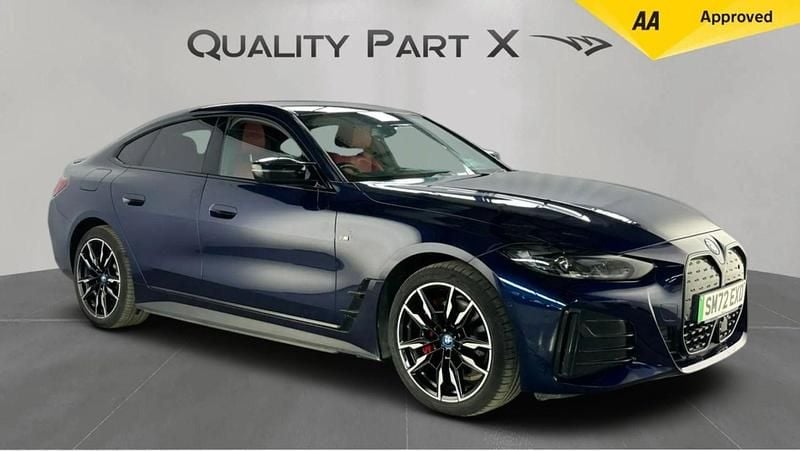 Blue Used 2023 BMW i4 Shadowline Sedan | £29,150 (Super price) - Image 1/4