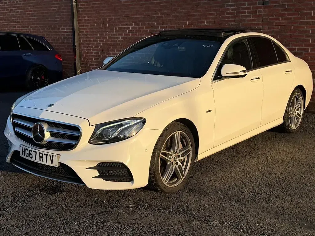 Used Mercedes E350 AMG Line Premium Plus 2018 White Sedan