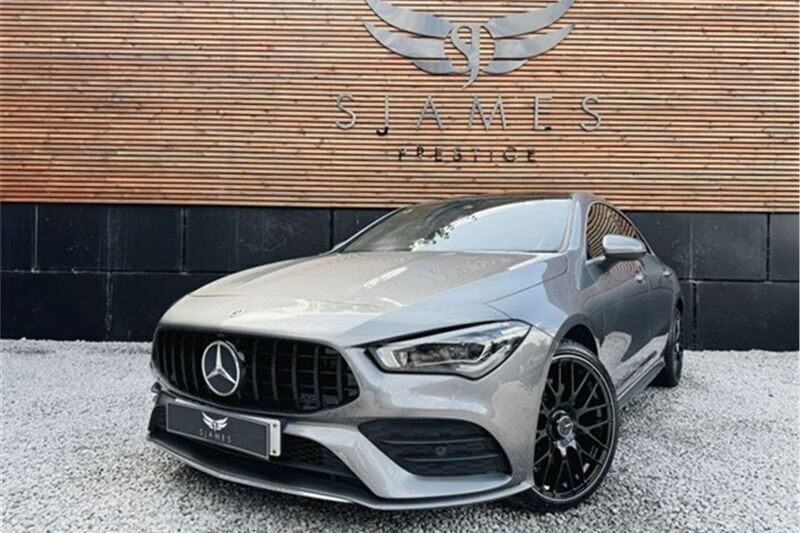 Grey Used 2019 Mercedes CLA180 AMG line Sedan | £23,990 (Fair price) - Image 1/4
