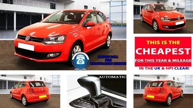 Red Used 2013 VW Polo Edition Hatchback | £6,985 (Good price) - Image 1/1