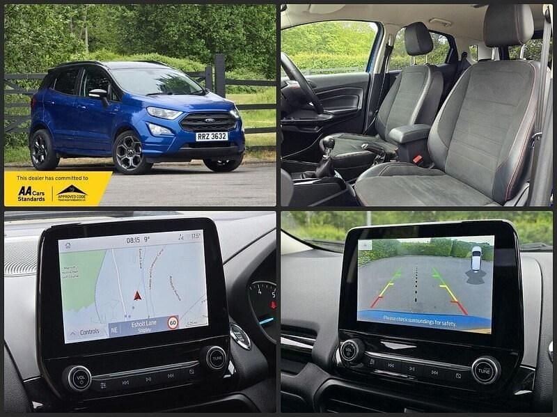 Used Ford Ecosport ST-Line 125 HP (91 kW) 2020 Blue SUV