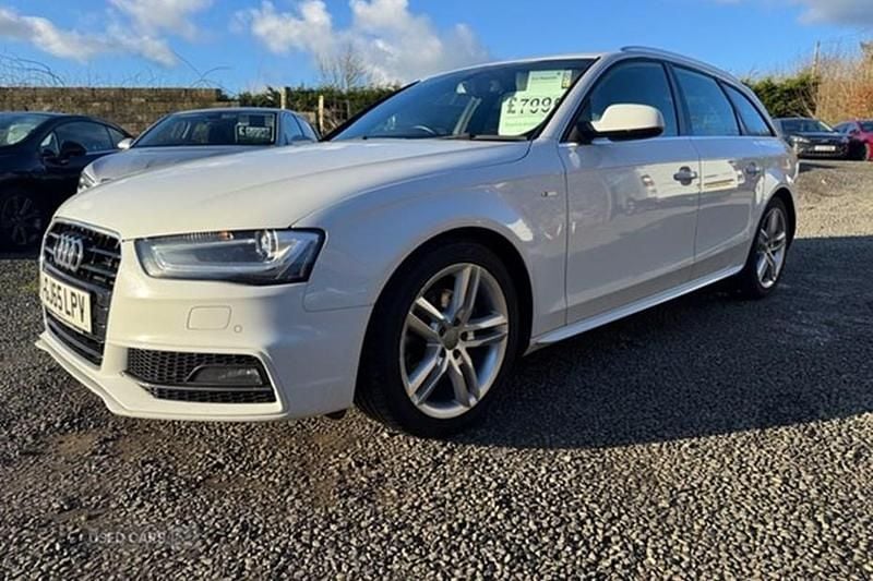 Used Audi A4 S-Line 150 HP (110 kW) 2015 White Estate