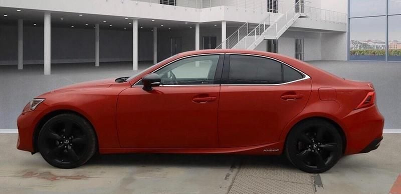 Used Lexus IS300h Sport Line 223 HP (164 kW) 2017 Red Sedan