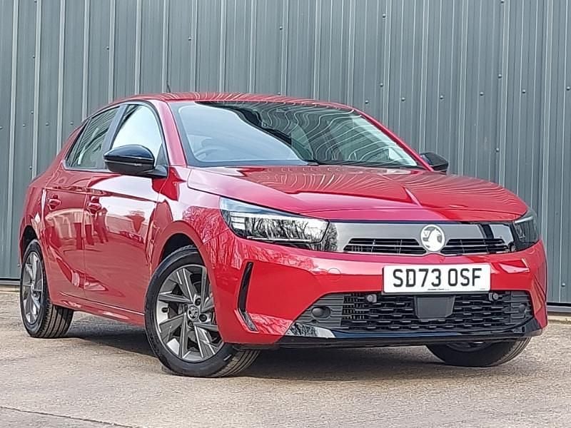 Used Vauxhall Corsa Design Edition 100 HP (73 kW) 2023 Red Hatchback