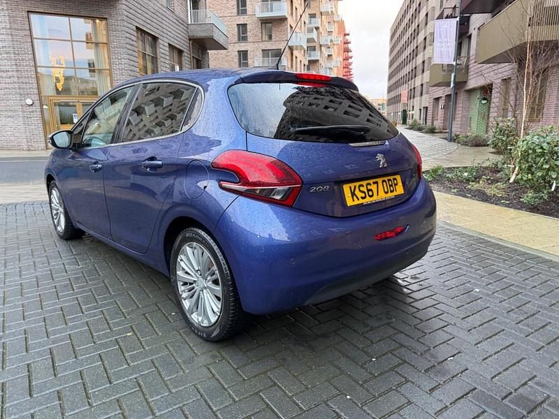 Used Peugeot 208 Allure 2017 Blue Hatchback