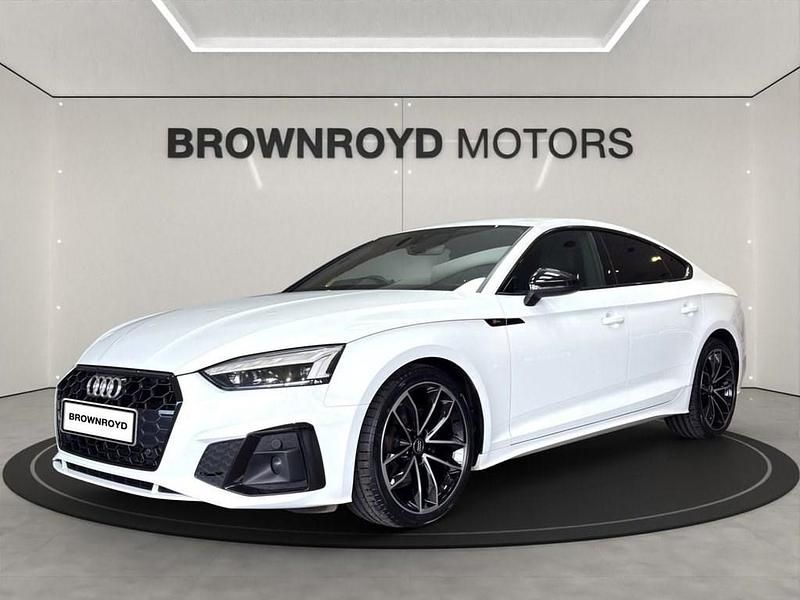 Used Audi A5 Sportback S-Line 163 HP (119 kW) 2020 White Hatchback