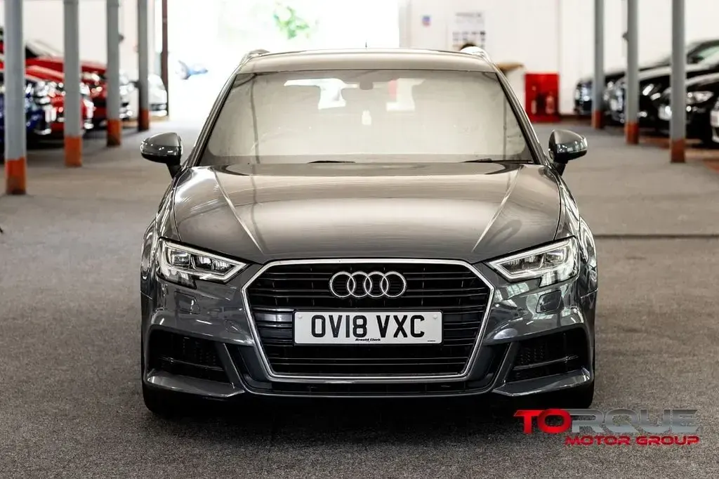 Used Audi A3 S-Line 116 HP (85 kW) 2018 Grey Sedan