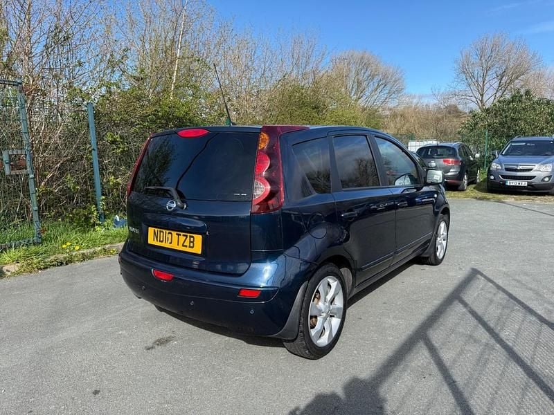 Used Nissan Note Tekna 110 HP (80 kW) 2010 Blue Hatchback
