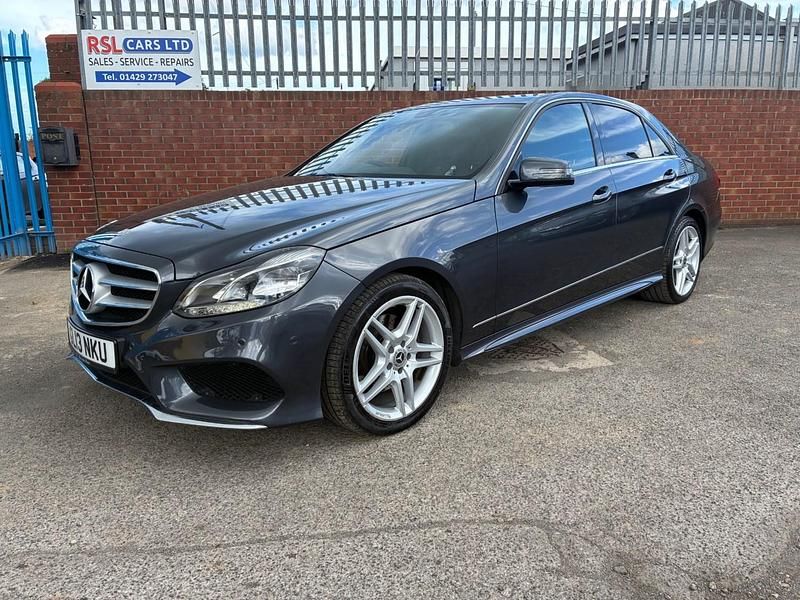 Grey Used 2013 Mercedes E220 AMG Sedan | £6,995 (Good price) - Image 1/4