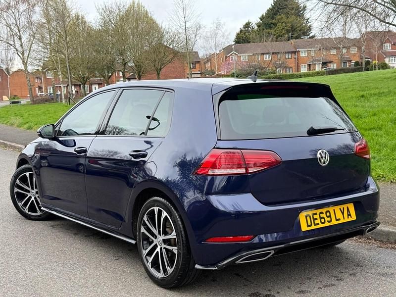 Used VW Golf VII R-line 150 HP (110 kW) 2019 Blue Hatchback