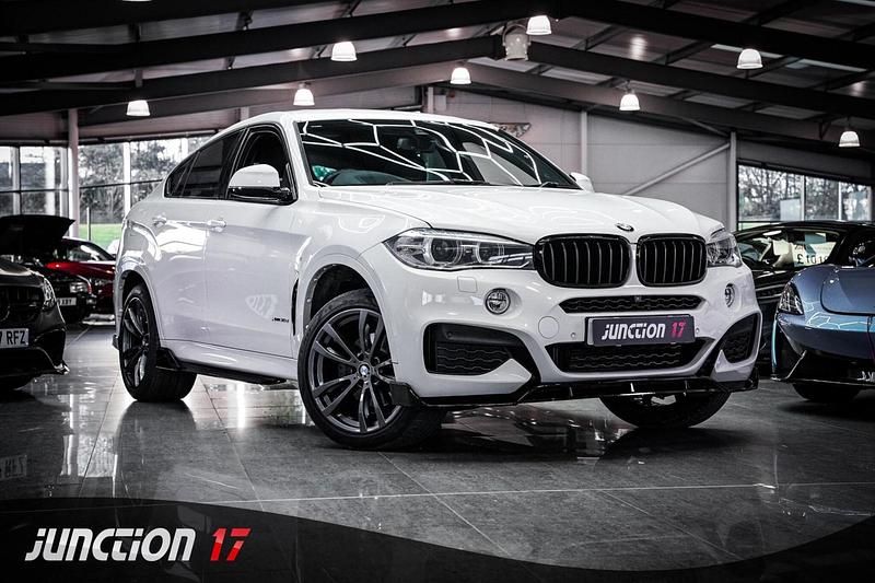 White Used 2018 BMW X6 M Sport SUV | £25,000 (Fair price) - Image 1/3