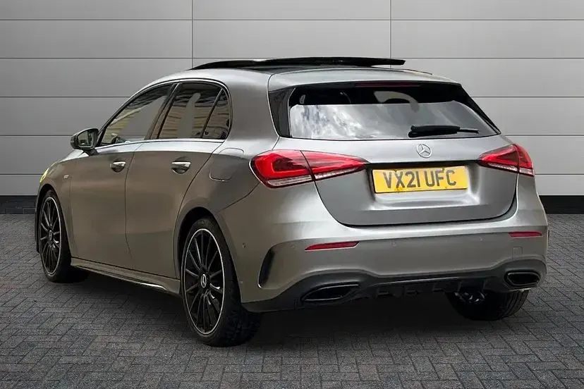 Used Mercedes A220 Exclusive 190 HP (139 kW) 2021 Designo mountain grey Hatchback